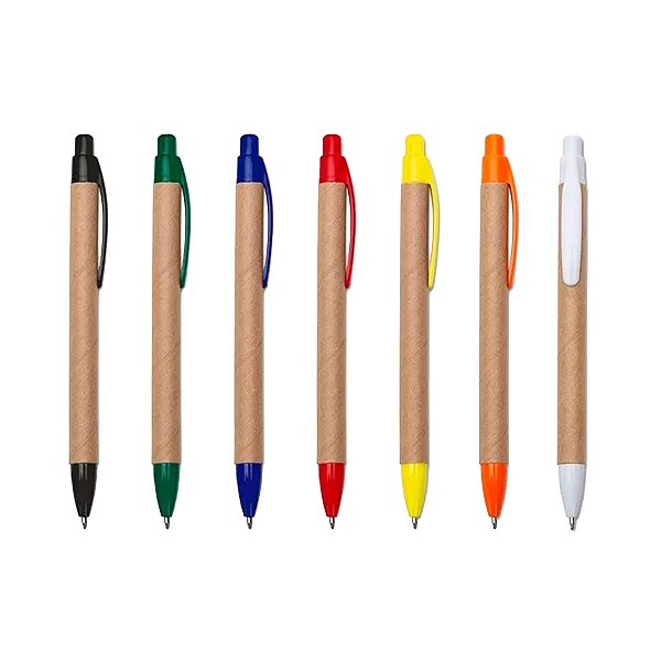Caneta Ecológica Papelão Personalizada
