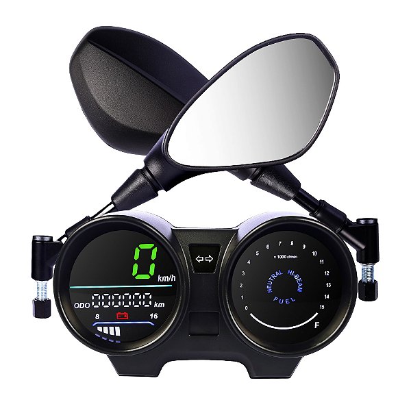 Kit Painel de Instrumento + Retrovisor 360 graus CG, Titan 150 2004-2008, Titan 150 Sport até 2008
