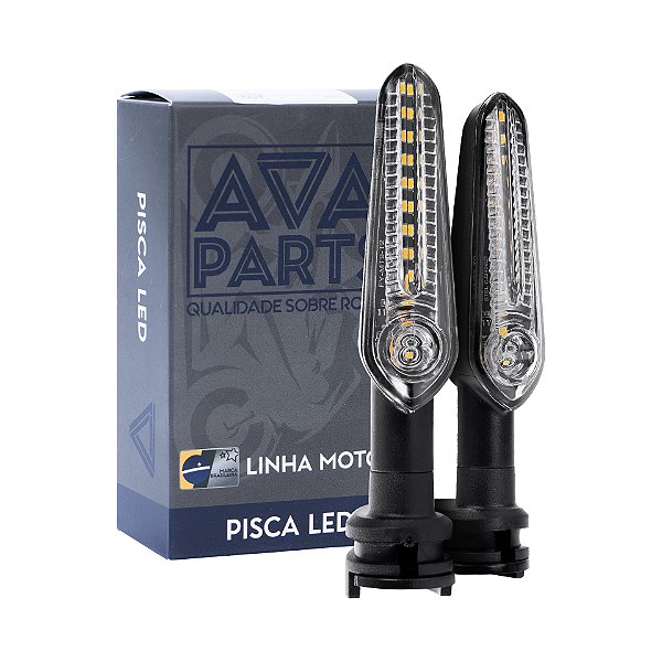 Pisca Led MT03/ MT07/ MT09/ Fazer/ Factor/ Crosser 150 / FZ15/ FZ25/ XJ6 Sequencial