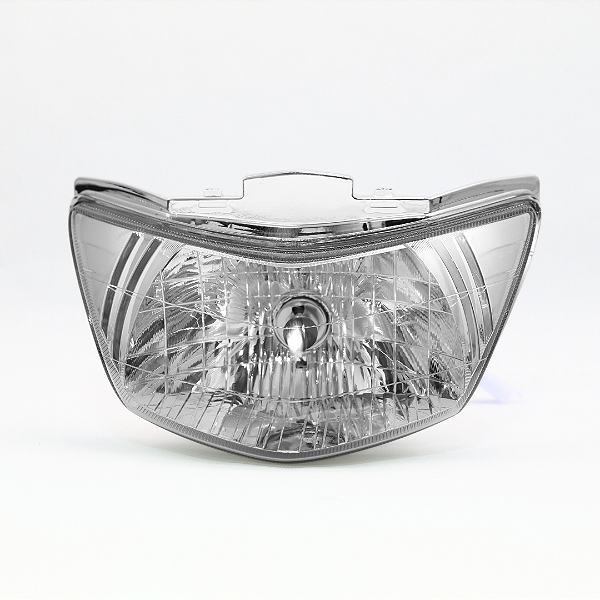 Bloco Óptico Honda Biz 125 (2006–2010) – Encaixe H4 com Lâmpada Halógena H4 12V 35W e Chicote