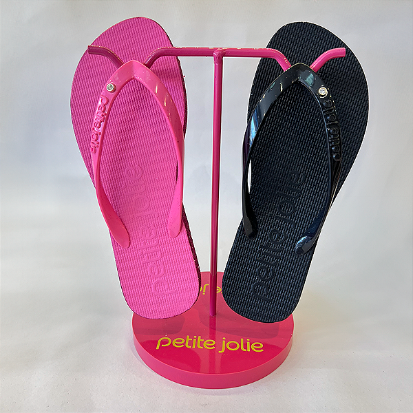 Chinelo Petite Jolie glitter