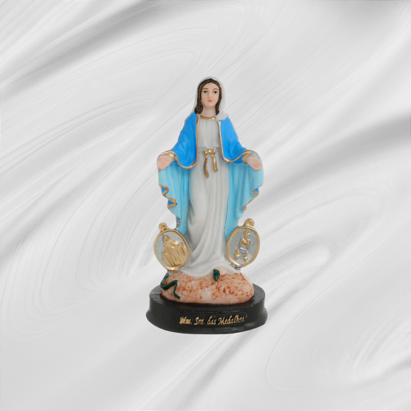 Nossa Senhora Das Graças com Medalha - 13,5 cm