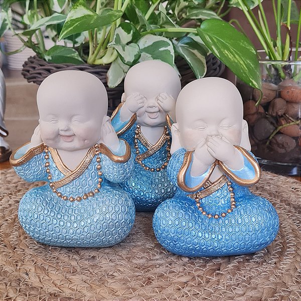 Trio de Budas Fofinho