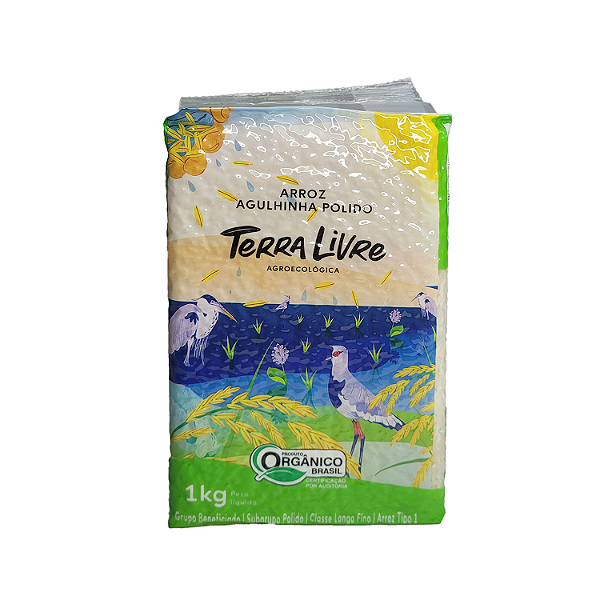 Arroz Polido a vácuo Orgânico (1 Kg)