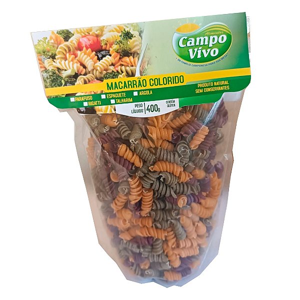 Macarrão Colorido Parafuso (400g)