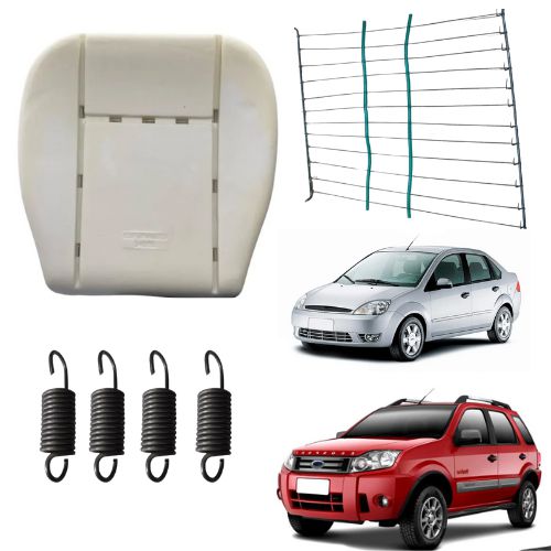 Kit Espuma Injetada Assento Banco Dianteiro 14195 FIESTA ECOSPORT + 4 Molas + Grade
