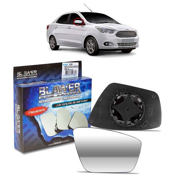 Lente Espelho Base do Retrovisor Direito NOVO KA KA+