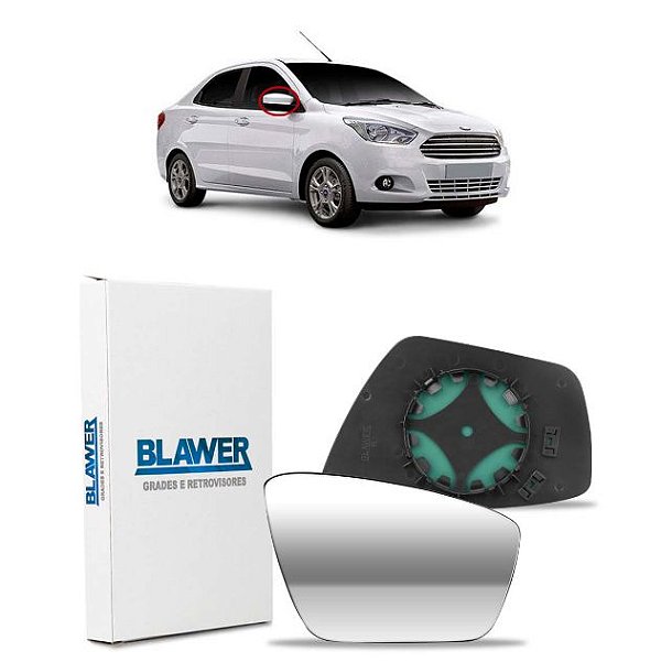 Lente Espelho Base do Retrovisor Direito NOVO KA KA+