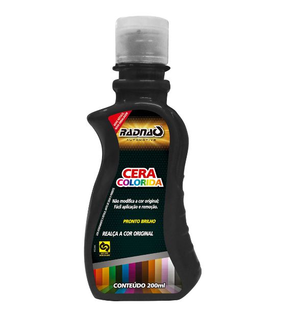 Cera Automotiva Cremosa Preta 200ML
