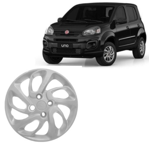 Calota GRID Aro 14 Parafuso NOVO UNO ATTRACTIVE 2013 a 2015
