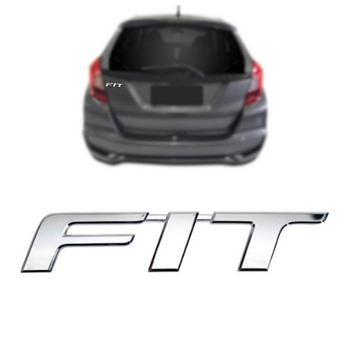 Emblema Letreiro Cromado Para FIT 2015 A 2020