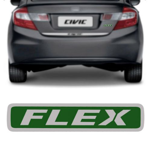 Emblema Letreiro FLEX para CIVIC FIT 2011 a 2014