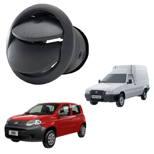Grade Difusor de AR Central para carro FIAT NOVO UNO NOVA FIORINO