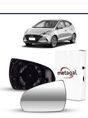 Lente Espelho Retrovisor Base Esquerdo HB20 2022 em diante