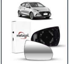 Lente Espelho Retrovisor Base Direito HB20 2022 em diante