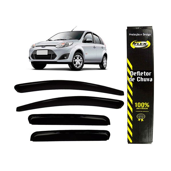 Calha De Chuva Deflefor Para Fiesta Fiesta Sedan 4 Portas