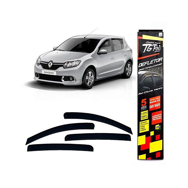 Calha De Chuva Porta Defletor Sandero 2015 A 2022