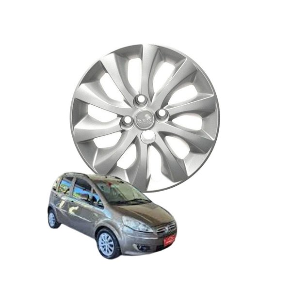 Calota Aro 15 GRID Fixação Parafuso Cubo Padrão Fiat Idea