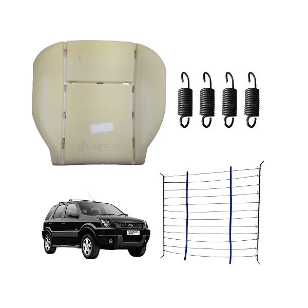 Kit Espuma Assento Banco Dianteiro ECOSPORT 2003 a 2012 14805 + 4 MOLAS + GRADE