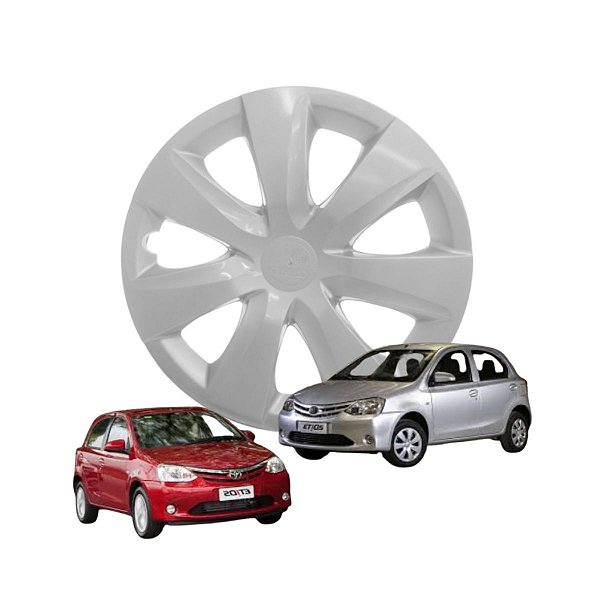 Calota Aro 14 GRID Fixação Pressão Etios 2014 a 2015
