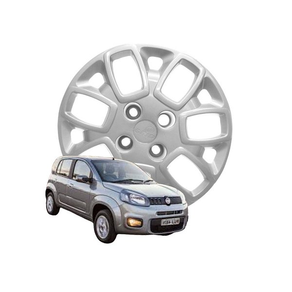 Calota Aro 14 GRID Fixação Parafuso Cubo Baixo Novo Uno Attractive 2014