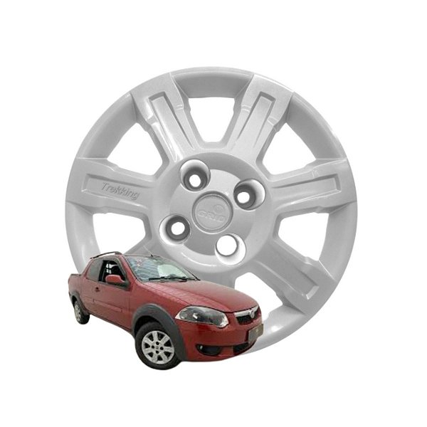 Calota Aro 14 GRID Fixação Parafuso Cubo Alto Strada Trekking 2014