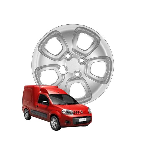 Calota Aro 14 GRID Fixação Parafuso Cubo Alto Fiorino 2015 a 2020