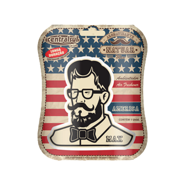 Aromatizante Cheirinho Automotivo Centralsul Miniatura Men America