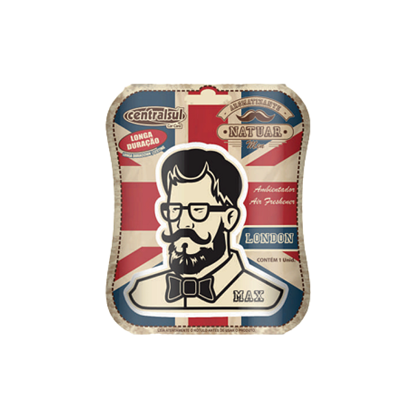 Aromatizante Cheirinho Odorizador Automotivo Centralsul Miniatura Men London