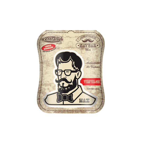 Aromatizante Cheirinho Odorizador Automotivo Centralsul Miniatura Men Vintage