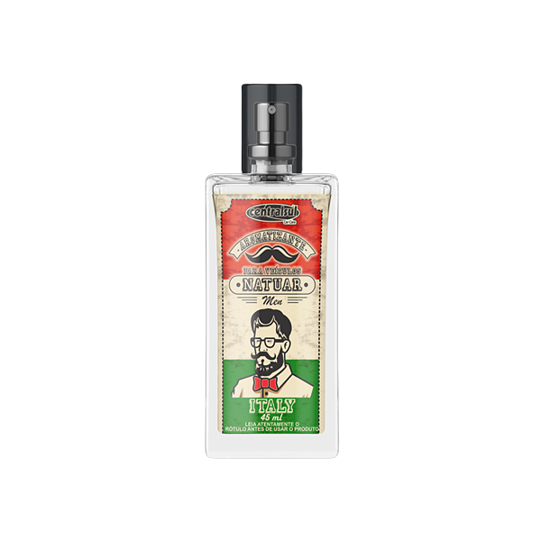 Aromatizante Cheirinho Odorizador Automotivo Spray Centralsul Natuar Men Spain Vanilla 45ml