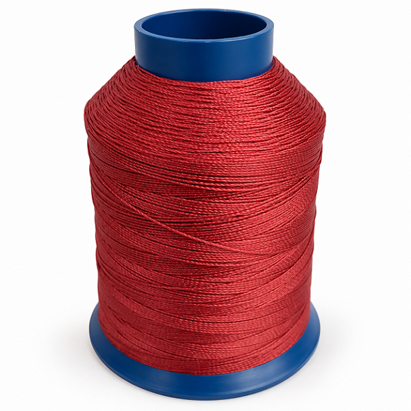 Linha Cifa Fio 20 Poliamida Alta Resistência Costura Pesada Cor VERMELHO - 1044