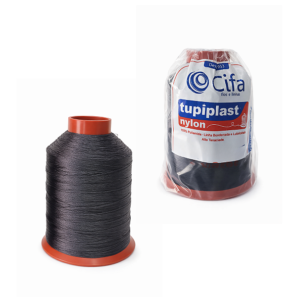 Linha Cifa Fio 40 Poliamida Alta Resistência Costura Pesada CARBONO - 0172