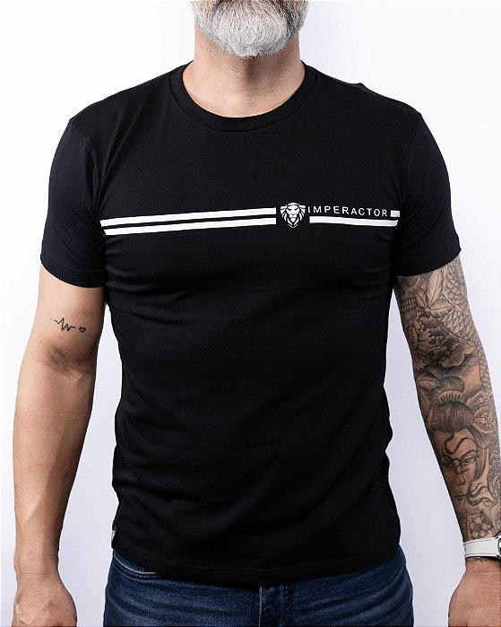 Camiseta slim estampada