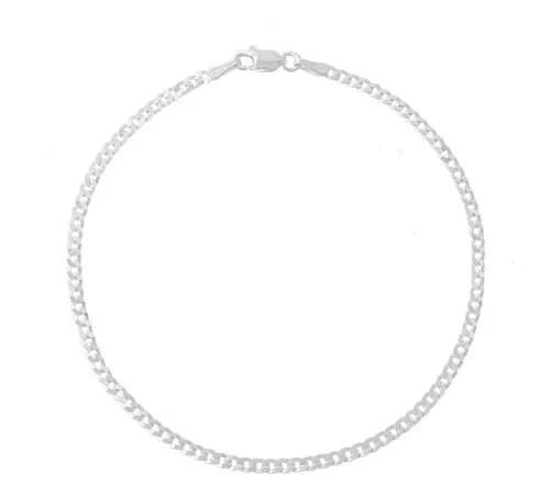 Pulseira de Prata Grumet Fina