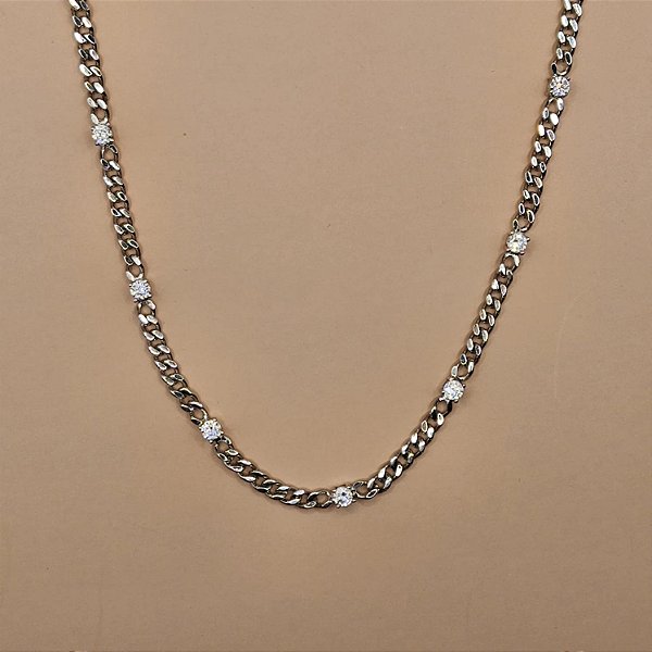 COLAR CHOCKER ZIRCÔNIAS