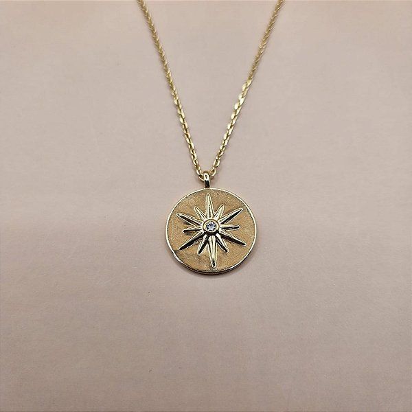 COLAR MEDALHA ESTRELA