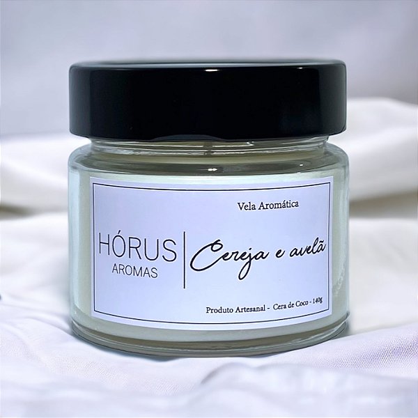 Vela Cereja e Avelã 140g