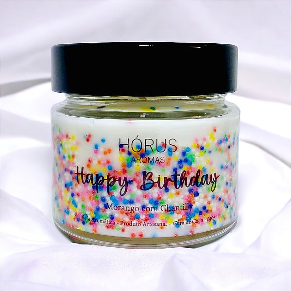 Vela Aromática Bolo de Aniversário 140g