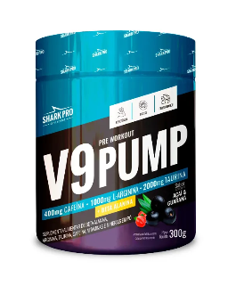 Pré Treino V9 Pump Shark Pro 300g