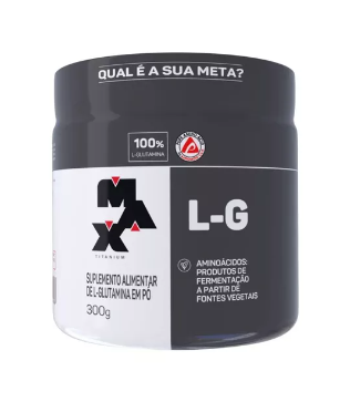 Glutamina Max Titanium L-G Pote 300g