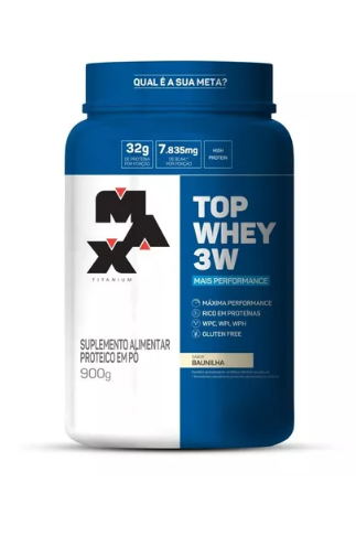 Whey Protein Max Titanium 3w Pote 900g