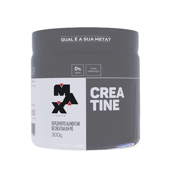 Creatina Max Titanium Pura Sem Sabor 300g