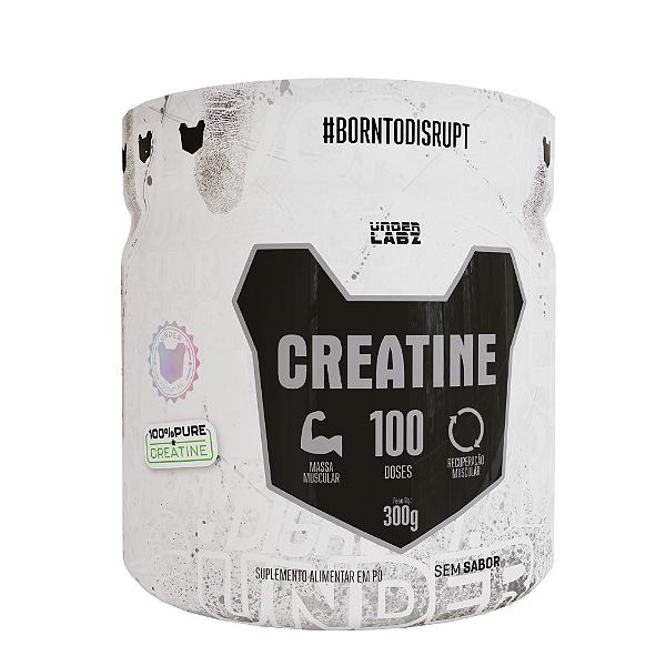 Creatina Under Labz Borntodisrupt Pura 300g
