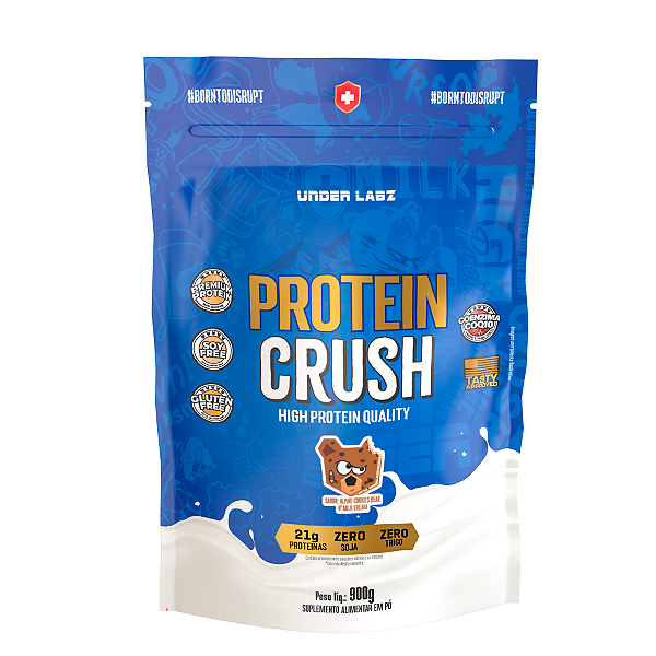 Whey Protein Concentrado Under Labz Protein Crush Refil 900g