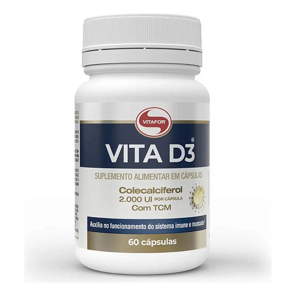 Vitamina D Vitafor 2000mg 60caps