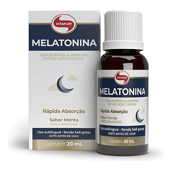 Melatonina Vitafor Sublingual Menta 20ml
