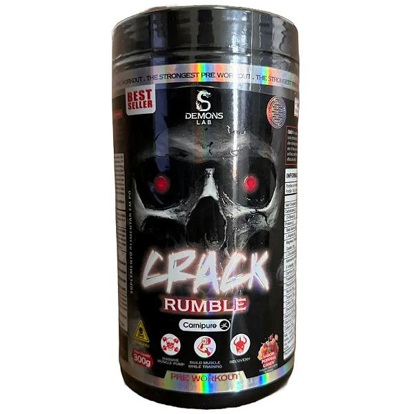 Pre Treino Demons Lab Crack Rumble 300g