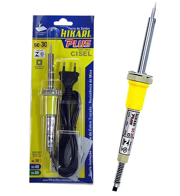 Ferro de Solda Hikari PLus 30 127V