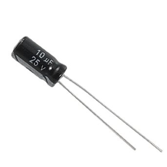 Capacitor Eletrolitico 10uF 25V